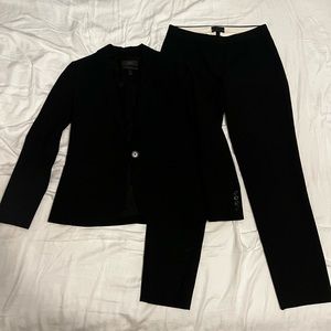 Jcrew Suit Women Sz 2 Black